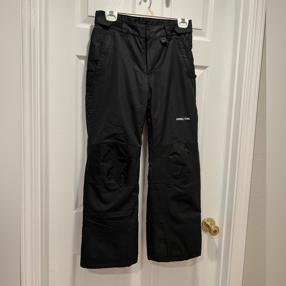 Arctix Kids Snow Pants with Reinforced Knees and Seat. Size Large. Black. EUC.